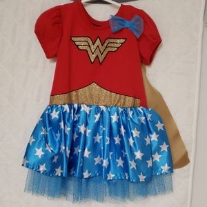 Wonder woman girls dress 3t
